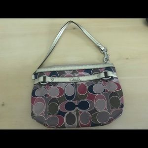 Euc coach wristlet